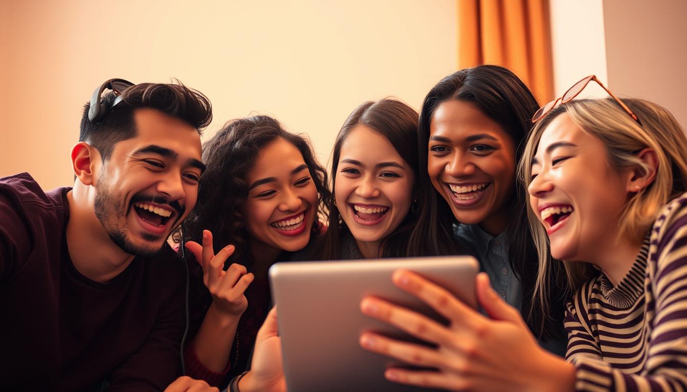 amigos manteniendo contacto a distancia